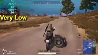 PUBG | i3 6100 + GTX1060 | Update#28 | Erangel | Benchmark |(01-05-19)