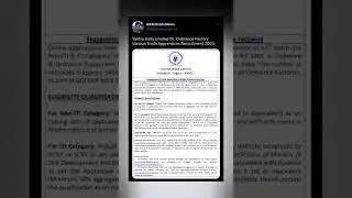 Yantra India Limited YIL Ordnance Factory Various Trade Apprentices Recruitment 2023