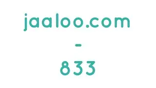jaaloo 833 jaaloo.com #jaaloo #JaalooPuzzles #mrjaaloo #JackLookman demonstration