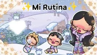 ✨️Mi Rutina de Ma&ntilde;ana con tormenta de nieve✨️☃️☃️|🌈Ana Rainbow🌈