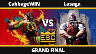 ESC 48 -EX- Grand Final - CabbageWIN (Dee Jay) Vs. Lasaga (JP) - SF6 UK Local Tournament
