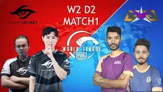 W2D2 MATCH 1 | TEAM SECRET 10 KILLS CHICKEN DINNER | NOVA GODL 6 KILLS | PMWL EAST 2020 HIGHLIGHTS