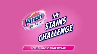 Say goodbye to tough mud and grass stains with Vanish&reg; Stain Remover!