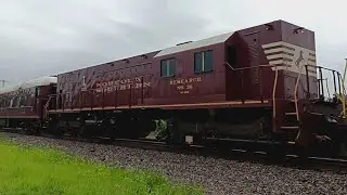 NS geometry train with a friendly crew! At CP379 in Kendallville Indiana 