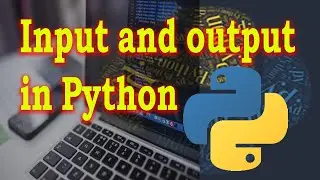 Basic input and output in python