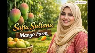 Safia Sultana at Mango Farm #mango #mangorecipe #mangopickle #mangofarming #farmerlife