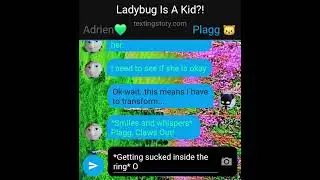 Mini Bug ||| MLB Texting Story ||| Ladybug is a kid and Ladybug tells Cat Noir about Cat Blanc?! 🐞🐱