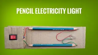 How To Make A Pencil Electricity Light||Homemade Emergency Light||Pencil Life Hacks||School Projects
