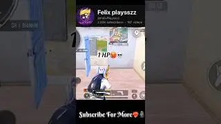 1 HP Survive ￼In Bgmi 😂🥵| #trending #bgmi #pubgmobile #newroyalpass #viral #gamingshorts