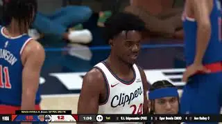 NBA 2K26 Gameplay: New York Knicks vs Los Angeles Clippers - (Xbox Series X) [4K60FPS]