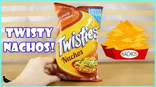Limited Edition Nachos Flavoured Twisties Food Tasting Review! | Birdew Reviews