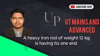 A heavy iron bar of weight 12 kg is having its one end on the ground and the other on the shoulder