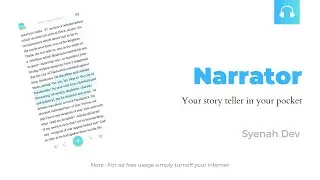 Narrator : PDF to Audio Book