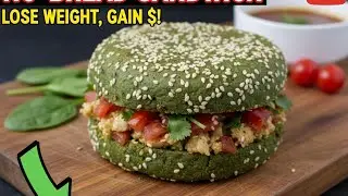  No Bread, No Maida! 🥬 Weight Loss Palak Suji Sandwich Recipe | Healthy Breakfast Ideas