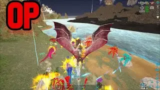 THE NEW BAT IS OP | Ark Official PVP 🍭