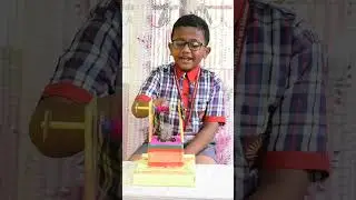 Wheel and axle, a simple machine; an working science model with explanation by Sourish Roy