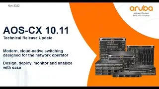 HPE Aruba Networks AOS-CX 10.11: Application Recognition Software Upgrade Technical Update