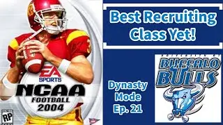 Best Recruiting Class Yet! - NCAA Football 2004 - Dynasty Mode Commentary - Ep. 21