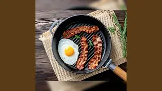 Cooking White Noise &ndash; Frying Bacon and Eggs (Endless Loop) Pt. 7