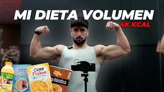 Mis COMIDAS para ganar MÚSCULO en mi etapa de volumen +4k kcal