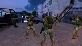 Arma 3 ejército mexicano patrullando y capturando un malandro
