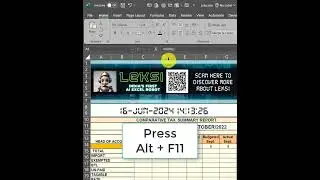 Digital Clock in your Excel Reports