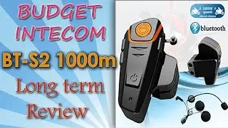 BT S2 1000m ||BUDGET HELMET INTERCOM ||LONG TERM review