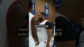 Coach said this is how you build team chemistry 😂😂