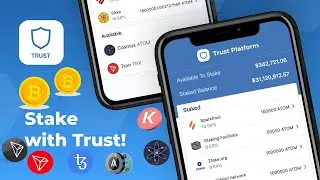 HOW to STAKE in TRUST WALLET! 2021 Tron TRX Cosmos ATOM Tezos XTZ Algorand ALGO Kava KAVA