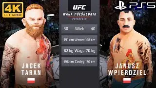 SUPERFIGHT - JANUSZ WPIERDZIEL vs JACEK TARAN | PS5 UFC 4