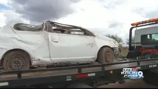 Woman still missing, car stuck in wash near Sierra Vista