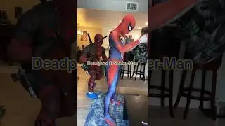 Chaorenbuy Funny Cosplay: Deadpool and Spider-Man