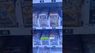Самый дорогой в мире автомат по продаже карточек Pokemonom | 30 долларов за Pokemon 151! #pokemon...