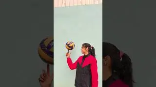rotating ball on finger 🏐💕#trendy #india #rajasthan #volleyball #athlete