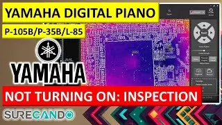 Yamaha Piano P-105B/P-35B/L-85 No Power Issue - Circuit Board Troubleshooting