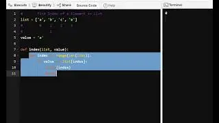 Find Index of Given Number in List in Python Interview Question