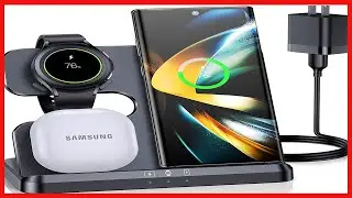 ZUBARR 3-in-1 Wireless Charging Station for Samsung Devices: Fast, Reliable, and Convenient