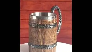 Viking barrel mug | BotuShop #shorts