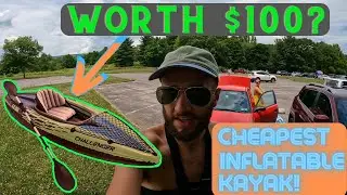 I Bought The Cheapest INFLATABLE KAYAK On Amazon! (Intex Challenger K1 Review)