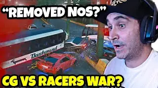Summit1g Reacts To NoPixel REMOVING NOS & Controllers And HILARIOUS CG VS RACERS WAR CLIPS!
