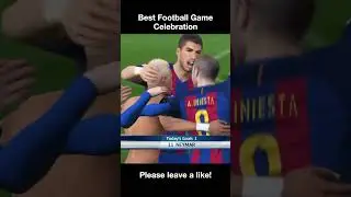 The Best Football Video Game Celebration Ever - Neymar Shirt Off #football #fifa #soccer #gaming