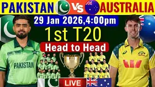🔴Live: Pakistan vs Australia 1st T20 Match | Pak vs Aus 1st T20 Playing 11 | Pak vs Aus Live