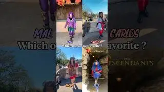 Which one is your favorite ? 💜💙 #rottentothecore #descendants #evie #mal #carlos #descendants2