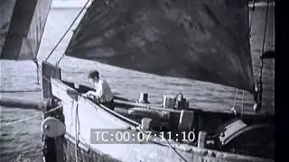 Départ de Roscoff  du dundée Le Poilu vers 1927