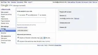 Make your Google Site public