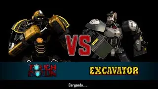 Real Steel WRB OLD SCHOOL Touchdown Vs Excavator 