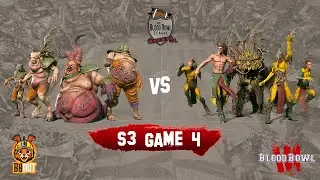 UKBBL Season 3 | Nurgle vs Wood Elves | Blood Bowl 3 Game 4 &ndash; Rivalry Renewed