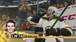 NHL 21 Season mode gameplay: Boston Bruins vs Buffalo Sabres - (Xbox Series X) [4K60FPS]