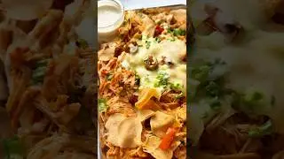 Buffalo Chicken Sheet Pan Nachos (High Protein)