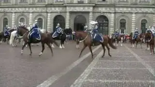 Changing of the Guard at the Royal Palace in Stockholm, Sweden.